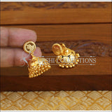 Kerala Style Gold Platted Lakshmi Earrings M1422 - Earrings