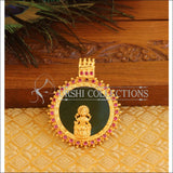 Kerala Style Gold Platted Lakshmi Palakka Pendant M1360 - Pendant Set