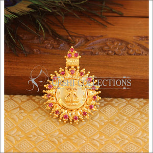 Kerala Style Gold Platted Lakshmi Pendant M1353 - Pendant Set
