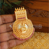 Kerala Style Gold Platted Lakshmi Pendant M1386 - Pendant Set