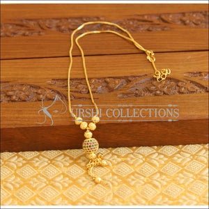 Kerala Style Gold Platted Necklace Set M1388 - Necklace Set