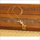 Kerala Style Gold Platted Necklace Set M1389 - Necklace Set