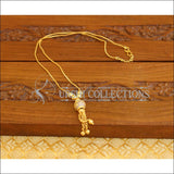 Kerala Style Gold Platted Necklace Set M1392 - Necklace Set