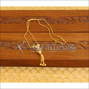 Kerala Style Gold Platted Necklace Set M1394 - Necklace Set