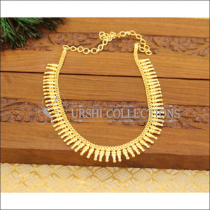 Kerala Style Gold Platted Necklace Set M1437 - Necklace Set