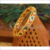 Kerala Style Gold Platted Palakka Bangle M1487 - 2.4 - Bangles