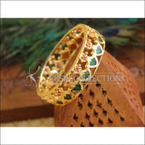 Kerala Style Gold Platted Palakka Bangle M1490 - Bangles