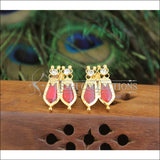 Kerala Style Gold Platted Palakka Earrings M1424 - Earrings