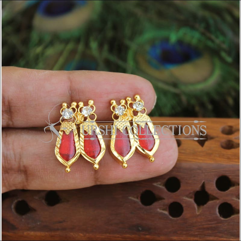 NL12827 Kerala Style Fancy Gold Forming Jewellery Set Latest Light Tone  Shop Online | JewelSmart.in