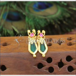Kerala Style Gold Platted Palakka Earrings M1427 - Earrings