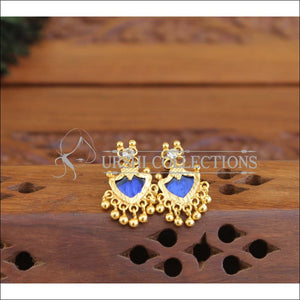 Kerala Style Gold Platted Palakka Earrings M1432 - Earrings