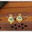 Kerala Style Gold Platted Palakka Earrings M1433