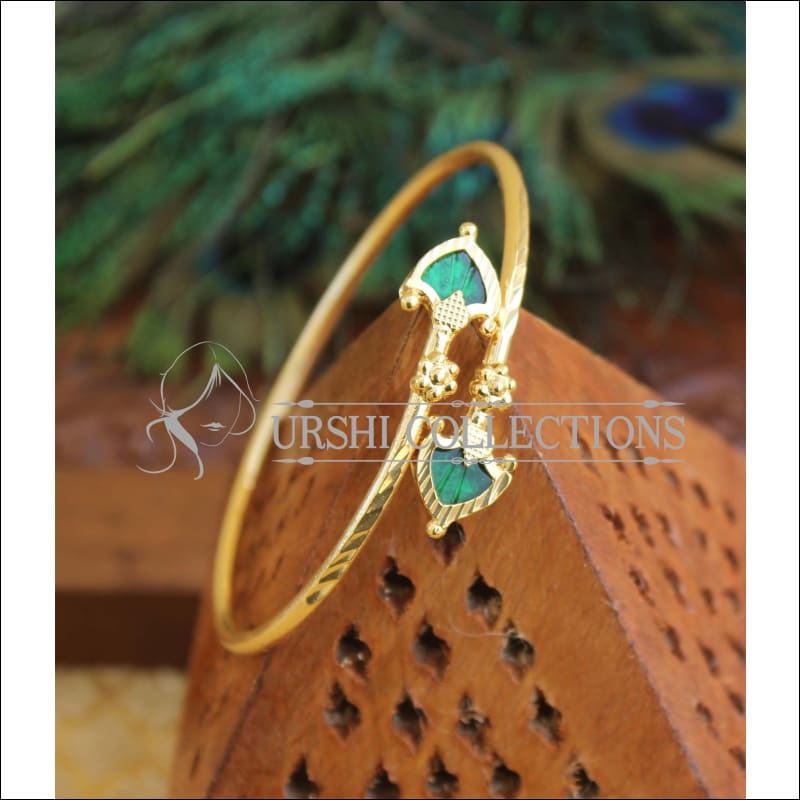 Kerala Style Gold Platted Palakka Kada M1501 - Bracelets