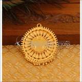 Kerala Style Gold Platted Palakka krishna Pendant M1352 - Pendant Set