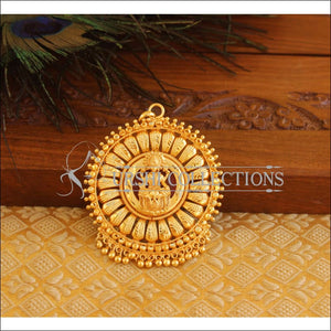 Kerala Style Gold Platted Palakka Lakshmi Pendant M1351 - Pendant Set