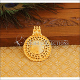 Kerala Style Gold Platted Palakka Lakshmi Pendant M1355 - Pendant Set