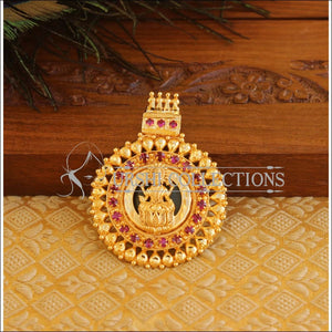 Kerala Style Gold Platted Palakka Lakshmi Pendant M1356 - Pendant Set