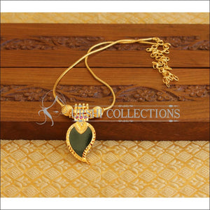 Kerala Style Gold Platted Palakka Mango Necklace Set M1310 - Necklace Set