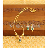 Kerala Style Gold Platted Palakka Necklace set M1369 - Necklace Set