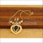 Kerala Style Gold Platted Palakka Necklace Set M1555