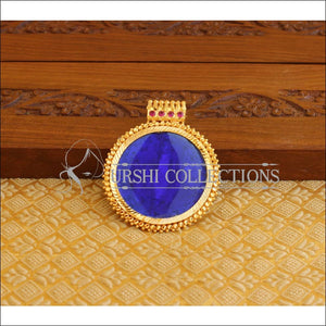 Kerala Style Gold Platted Palakka Pendant M1345 - Pendant Set