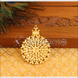 Kerala Style Gold Platted Lakshmi Pendant M1363 - Pendant Set