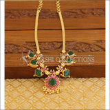 Kerala style Green palakka Necklace set M1154 - Necklace Set