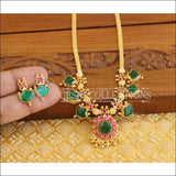 Kerala style Green palakka Necklace set M1154 - Necklace Set