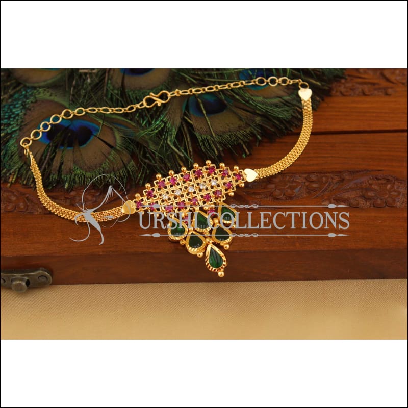 Kerala style palakka choker M940 - Necklace Set