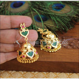 Kerala Style Palakka Earrings M1414 - Earrings