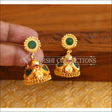 Kerala style palakka earrings M2146 - Green