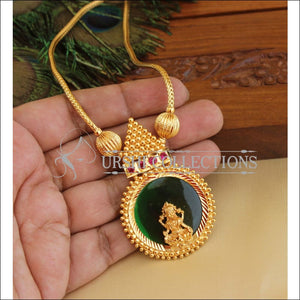 Kerala style palakka Lakshmi temple Necklace M941 - Necklace Set