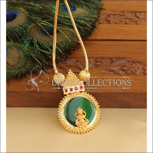Kerala style palakka Lakshmi temple Necklace M941 - Necklace Set
