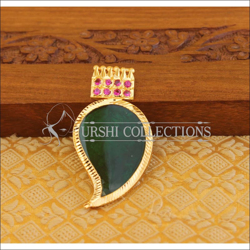 Kerala style palakka mango pendant M1105 - Pendant Set