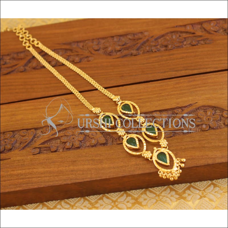 Kerala style palakka necklace M1229 - Necklace Set