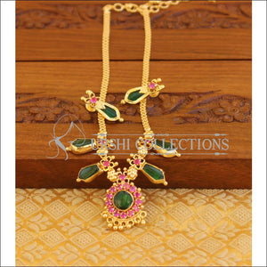Kerala style palakka necklace M1242 - Necklace Set