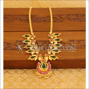 Kerala style palakka necklace M1243 - Necklace Set
