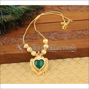 Kerala style palakka necklace M972 - Necklace Set