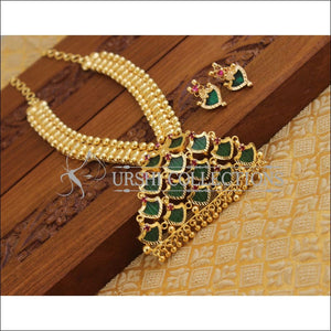 Kerala style Palakka Necklace set M1245 - Necklace Set