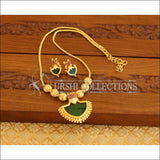Kerala style palakka necklace with earrings M1227 - Necklace Set