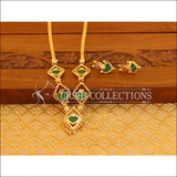 Kerala style palakka necklace with earrings M1228 - Necklace Set