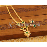 Kerala style palakka necklace with earrings M1228 - Necklace Set