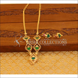 Kerala style palakka necklace with earrings M1228 - Necklace Set