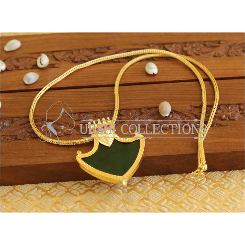 Kerala style palakka pendant M1014 - Pendant Set