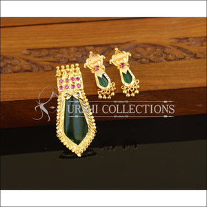 Kerala style palakka pendant M982 - Pendant Set