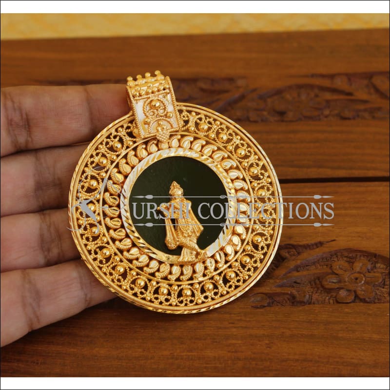 Kerala style palakka temple pendant M1104 - Pendant Set