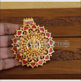 Kerala style Red temple pendant M1087 - Pendant Set