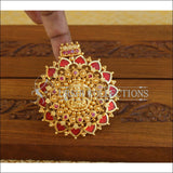 Kerala style Red temple pendant M1087 - Pendant Set