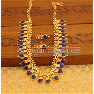 Kerala Style Special Stone Palakka Necklace Set M1372 - Necklace Set