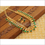 Kerala Style Special Stone Palakka Necklace Set M1373 - Necklace Set